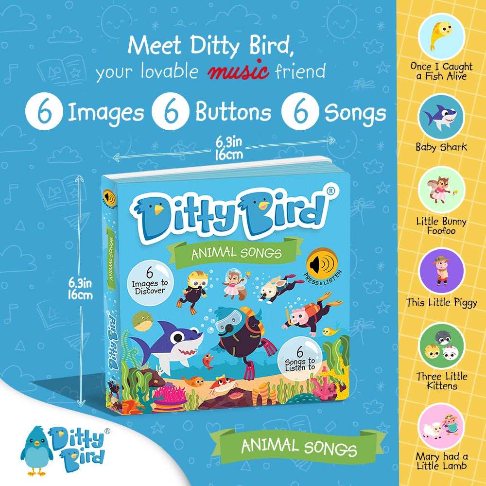 Ditty Bird Sound Book: Animal Songs