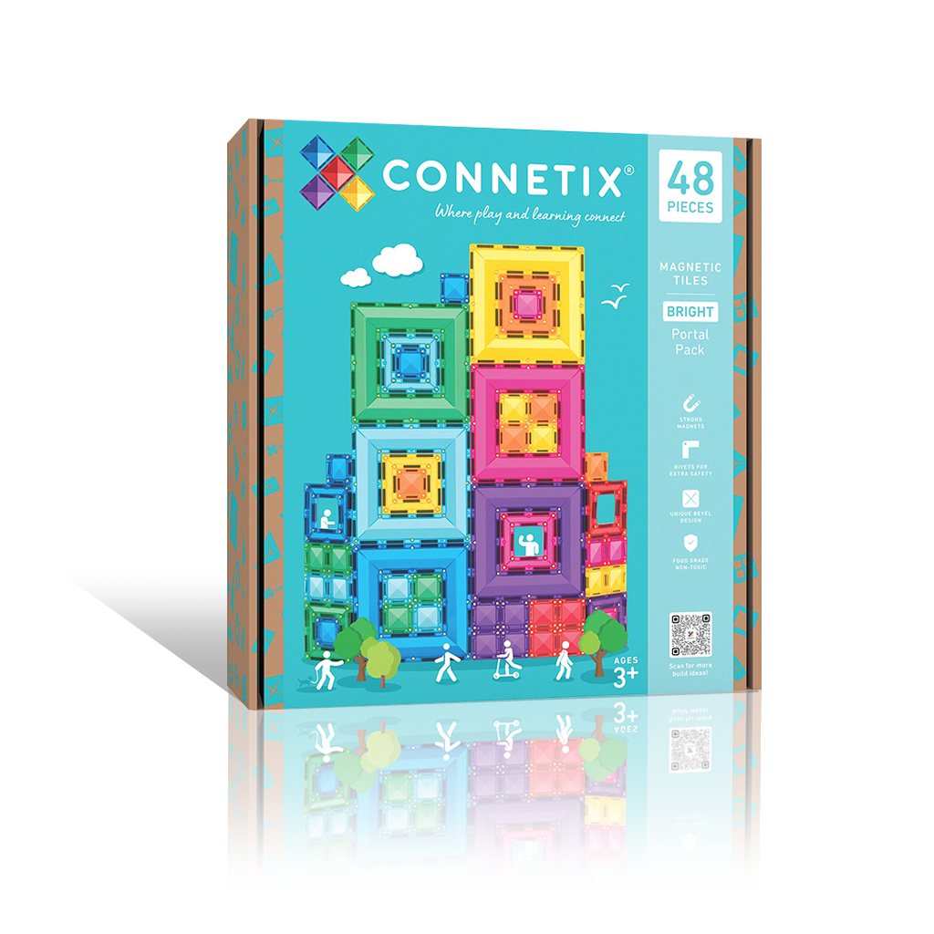 Connetix Bright Portal Pack 48 Pieces