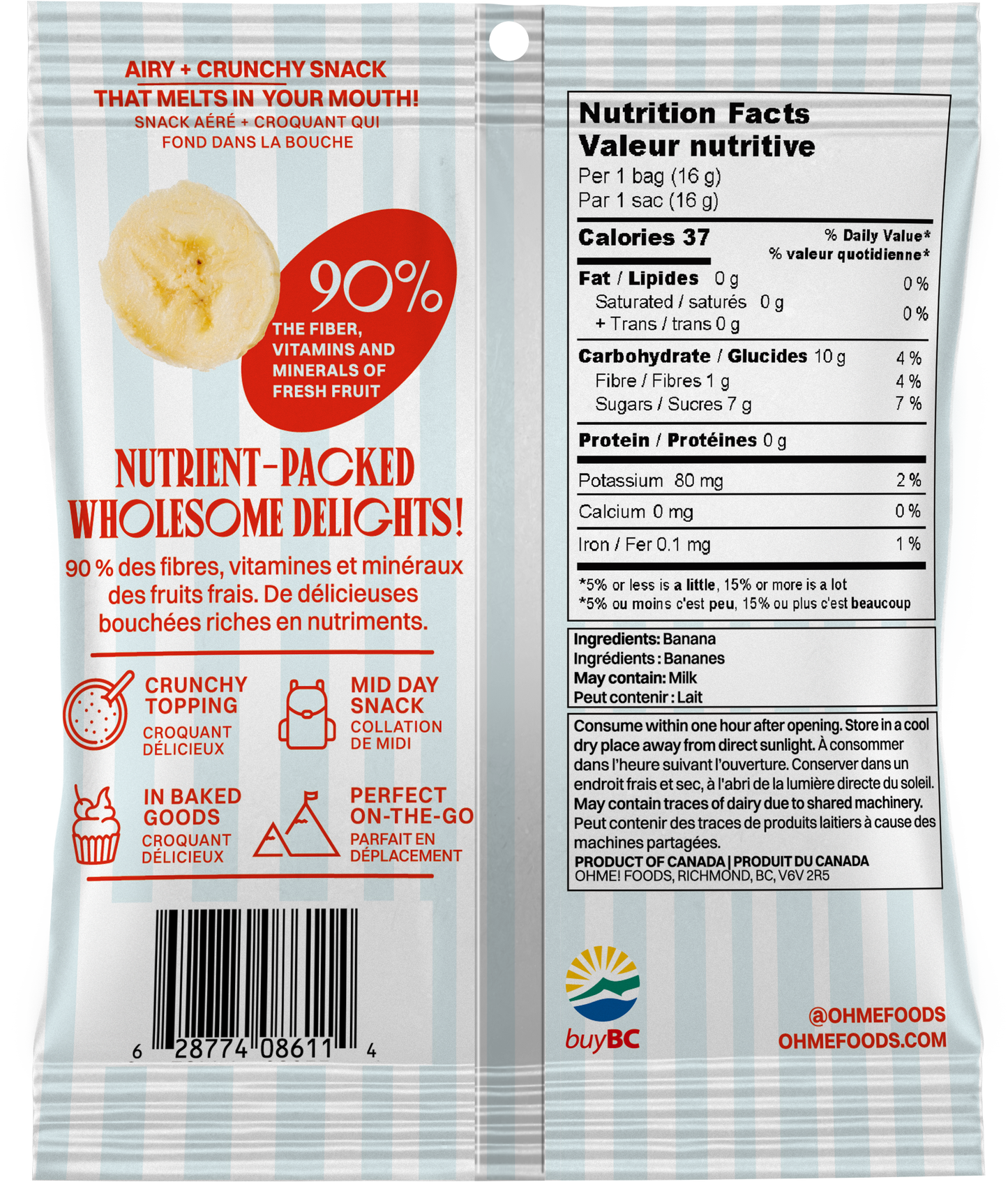 Crunchy Banana (Snack Size)