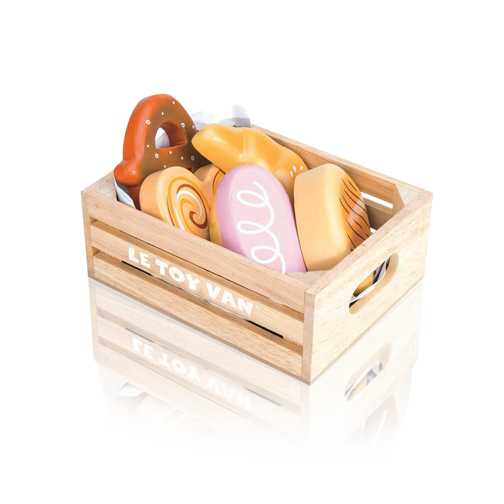 Le Toy Van Wooden Bread Basket Play Set