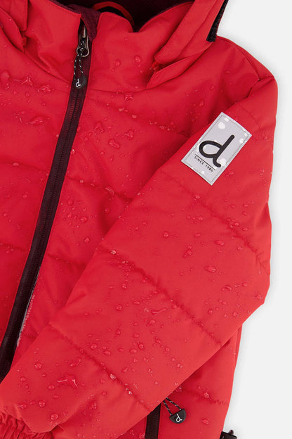 [Pre-order] Two Piece Play Snowsuit Red With Black Pants