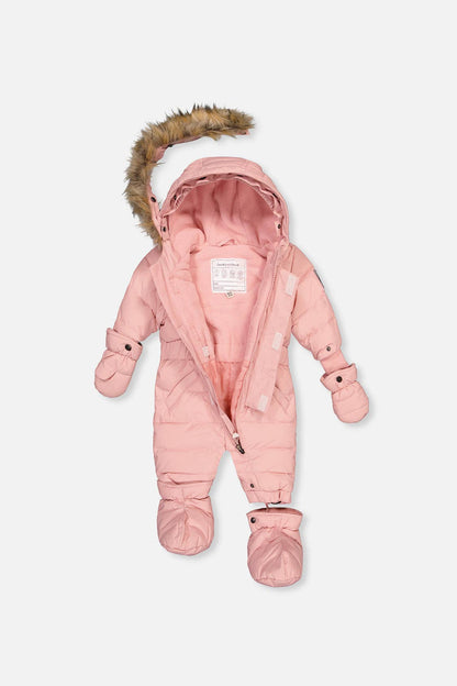 [Pre-order] Baby Original One Piece Puffy Snowsuit Pale Dusty Pink