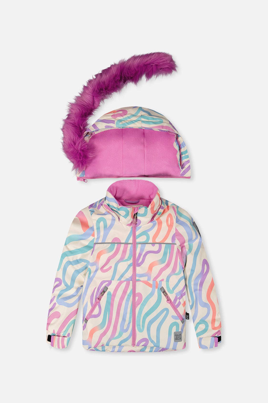 [Pre-order] Two Piece Discover Snowsuit Multicolored Line Print