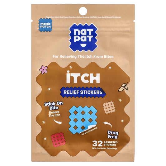 NATPAT MagicPatch Itch Relief Patches for Kids | Drug-Free Bug Bite Relief