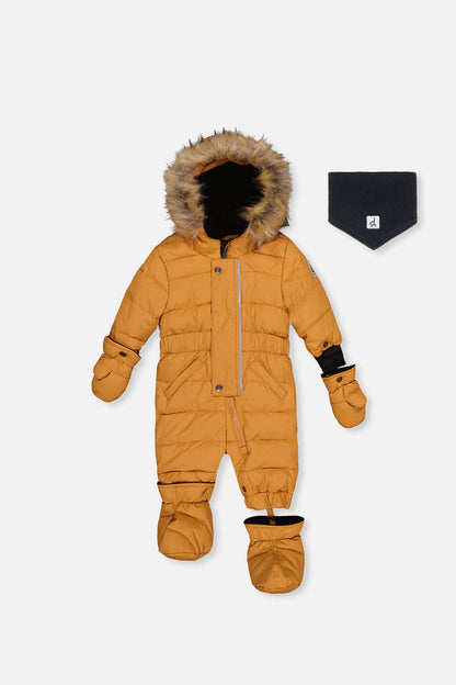 [Pre-order] Baby Original One Piece Puffy Snowsuit Brown Sugar
