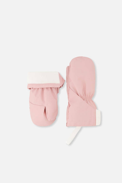[Pre-order] Lined Baby Mittens Pale Dusty Pink
