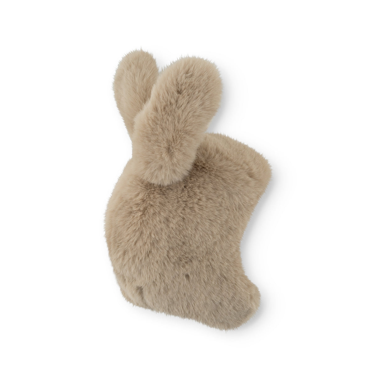 MINI A TURE MATLIEN rabbit hood - Grey Brown - top view with ears