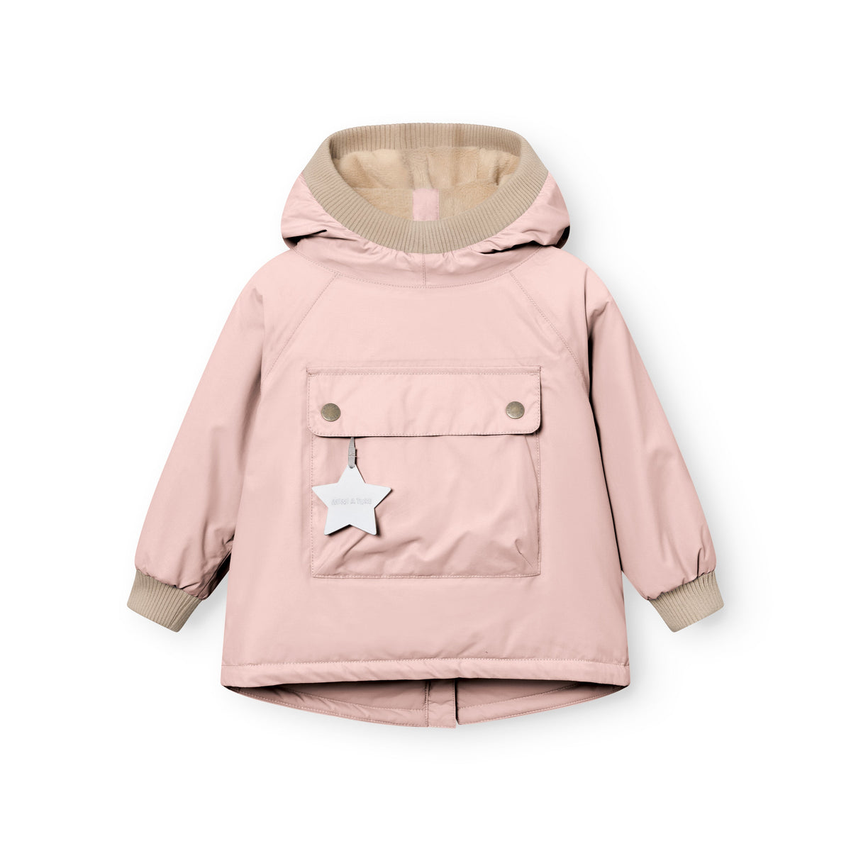 MINI A TURE MATBABYWEN winter anorak - Adobe Rose - front