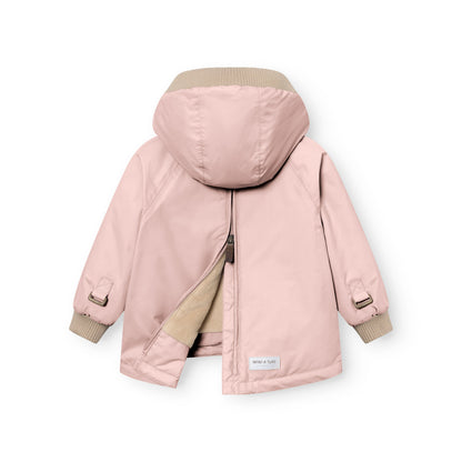 MINI A TURE MATBABYWEN winter anorak - Adobe Rose - back zip open