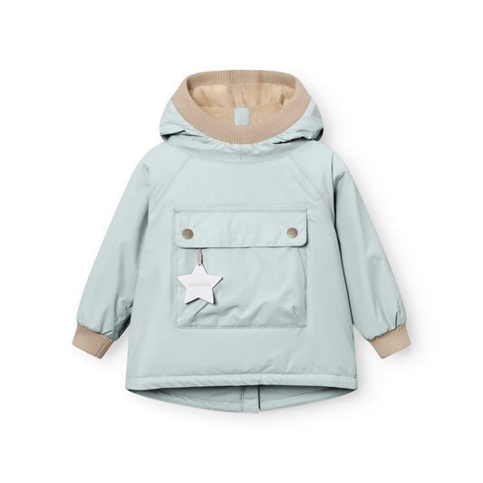 MINI A TURE MATBABYWEN winter anorak - Baby Blue - front