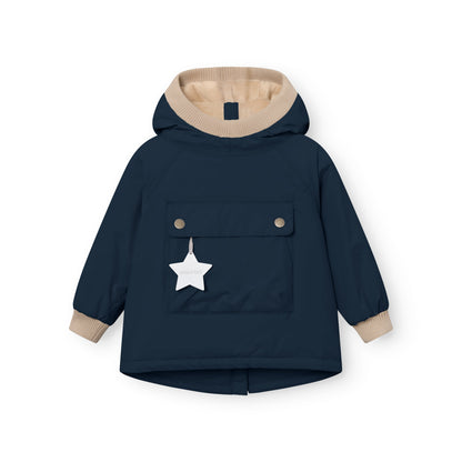 MINI A TURE MATBABYWEN winter anorak - Outer Space - front