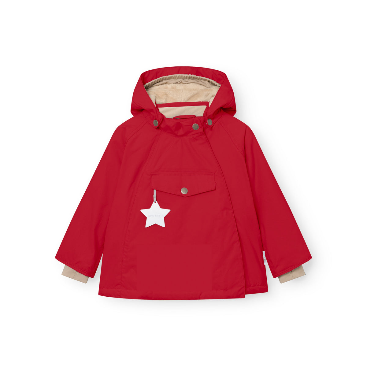 MINI A TURE MATWANG fleece lined winter jacket - Chili Pepper - front