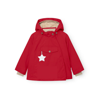 MINI A TURE MATWANG fleece lined winter jacket - Chili Pepper - front