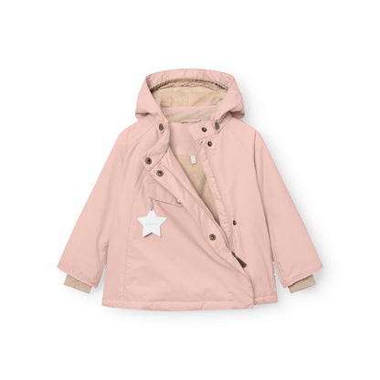 MINI A TURE MATWANG fleece lined winter jacket - Adobe Rose - front