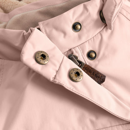 MINI A TURE MATWANG winter jacket - Adobe Rose - zip detail