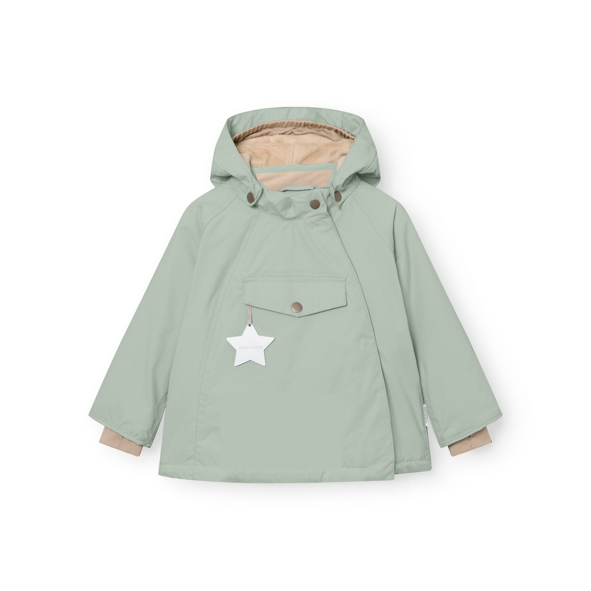 MINI A TURE MATWANG fleece lined winter jacket - Slate Gray - front