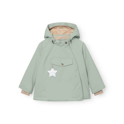 MINI A TURE MATWANG fleece lined winter jacket - Slate Gray - front