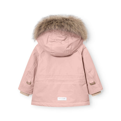 MINI A TURE MATWALLY winter jacket fur - Adobe Rose - back