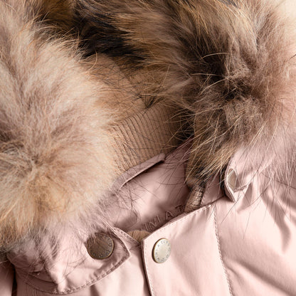 MINI A TURE MATWALLY winter jacket fur - Adobe Rose - detail