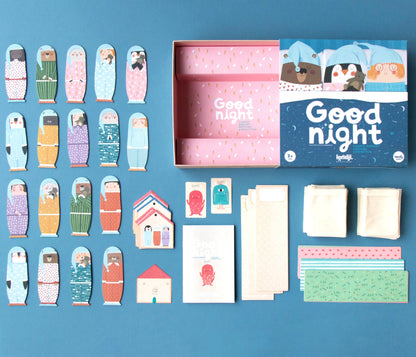 Londji Good Night - 3-in-1 Family Game (Memory, Matching, Deduction) | Ages 3+