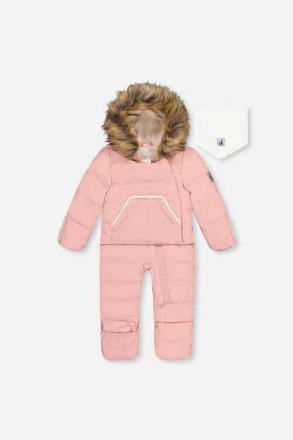 [Pre-order] Baby Snug One Piece Snowsuit Pale Dusty Pink