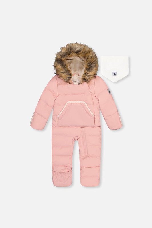 [Pre-order] Baby Snug One Piece Snowsuit Pale Dusty Pink