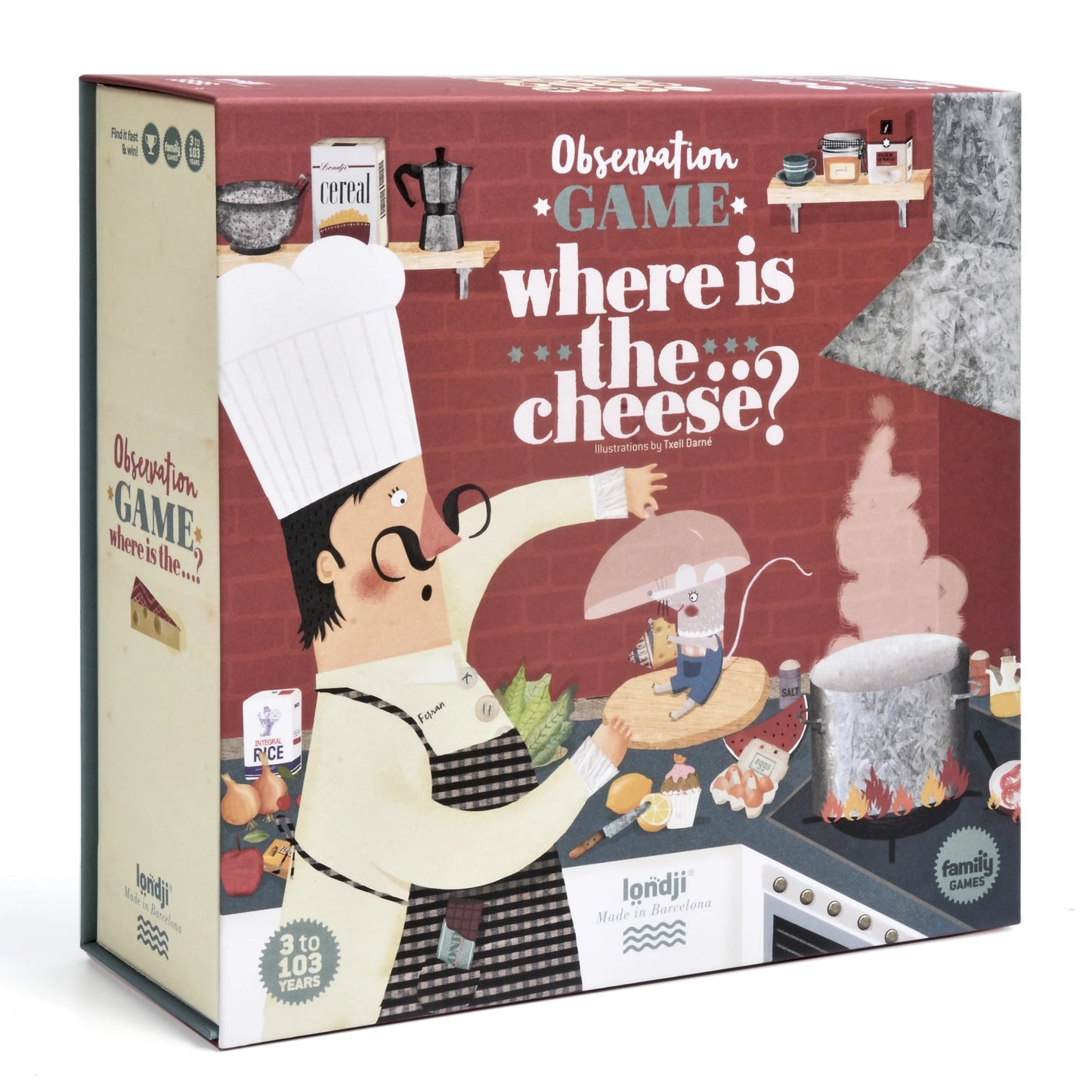 Londji Where is the Cheese? - Observation Game | Ages 3 to 103