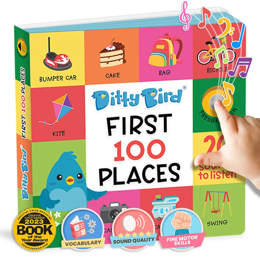 Ditty Bird Baby Sound Vocabulary Book: First 100 Places