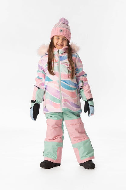 [Pre-order] Two Piece Play Snowsuit Multicolored Line Print