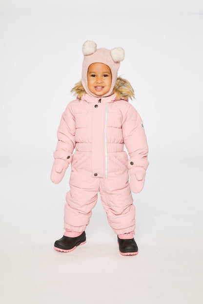 [Pre-order] Baby Original One Piece Puffy Snowsuit Pale Dusty Pink