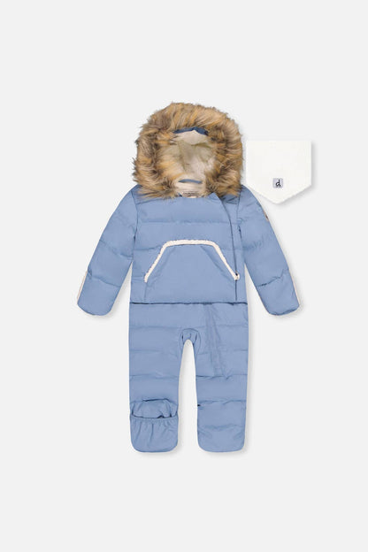 [Pre-order] Baby Snug One Piece Snowsuit Adapted For Car Seats Blue Grey