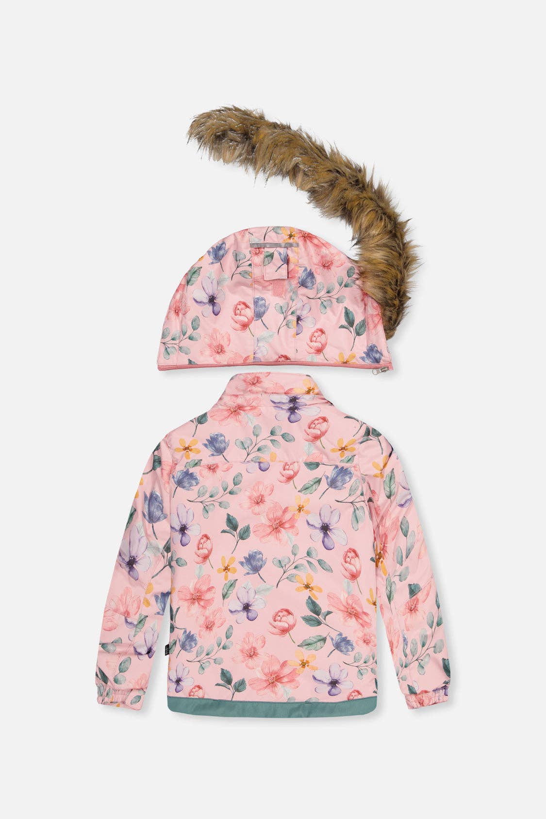 [Pre-order] Two Piece Play Snowsuit Pink Vintage Floral Print