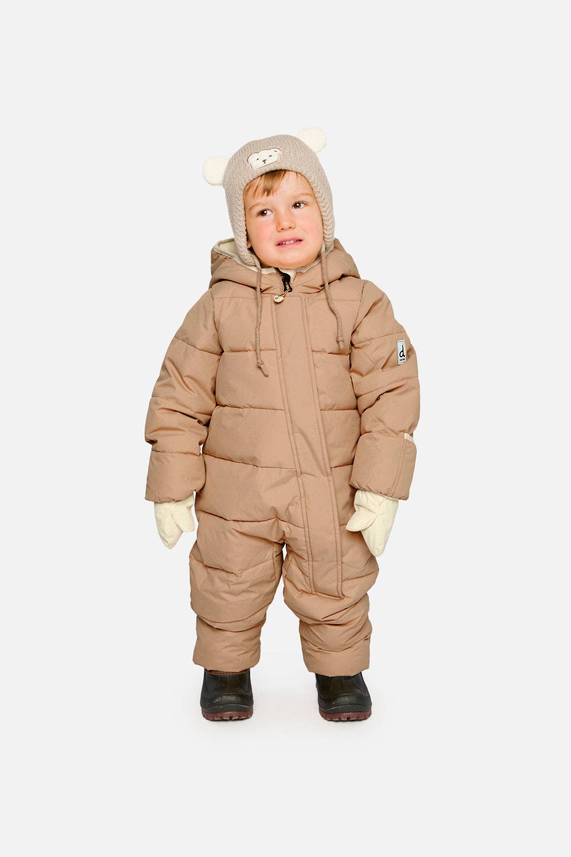 [Pre-order] Baby Cloud One Piece Snowsuit Adapted For Car Seats Beige