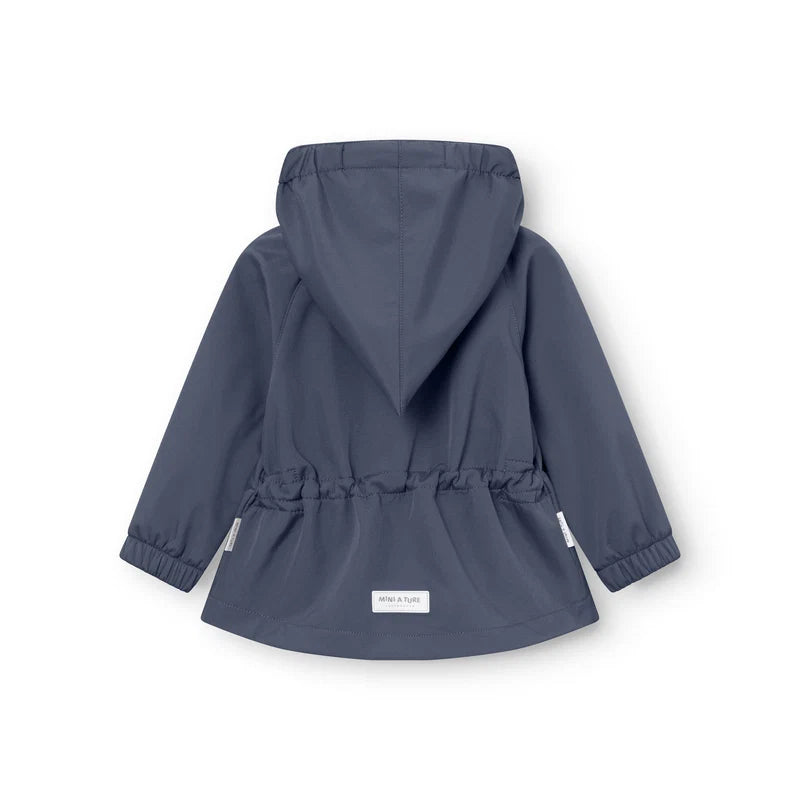 MINI A TURE MATWAI Softshell Jacket GRS - Navy | Ages 2-3