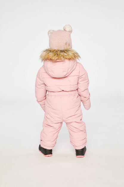 [Pre-order] Baby Original One Piece Puffy Snowsuit Pale Dusty Pink