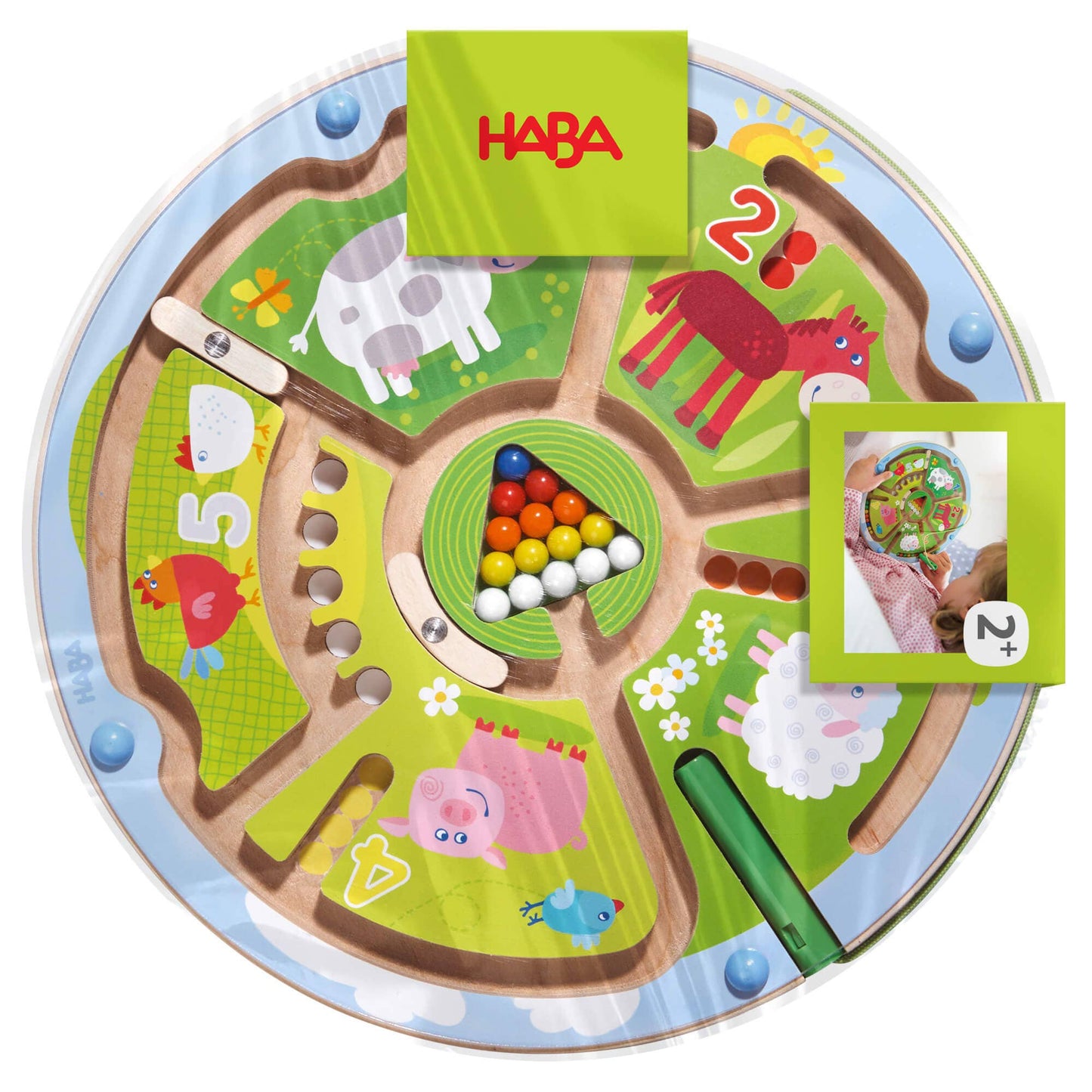 Number Maze Magnetic Game