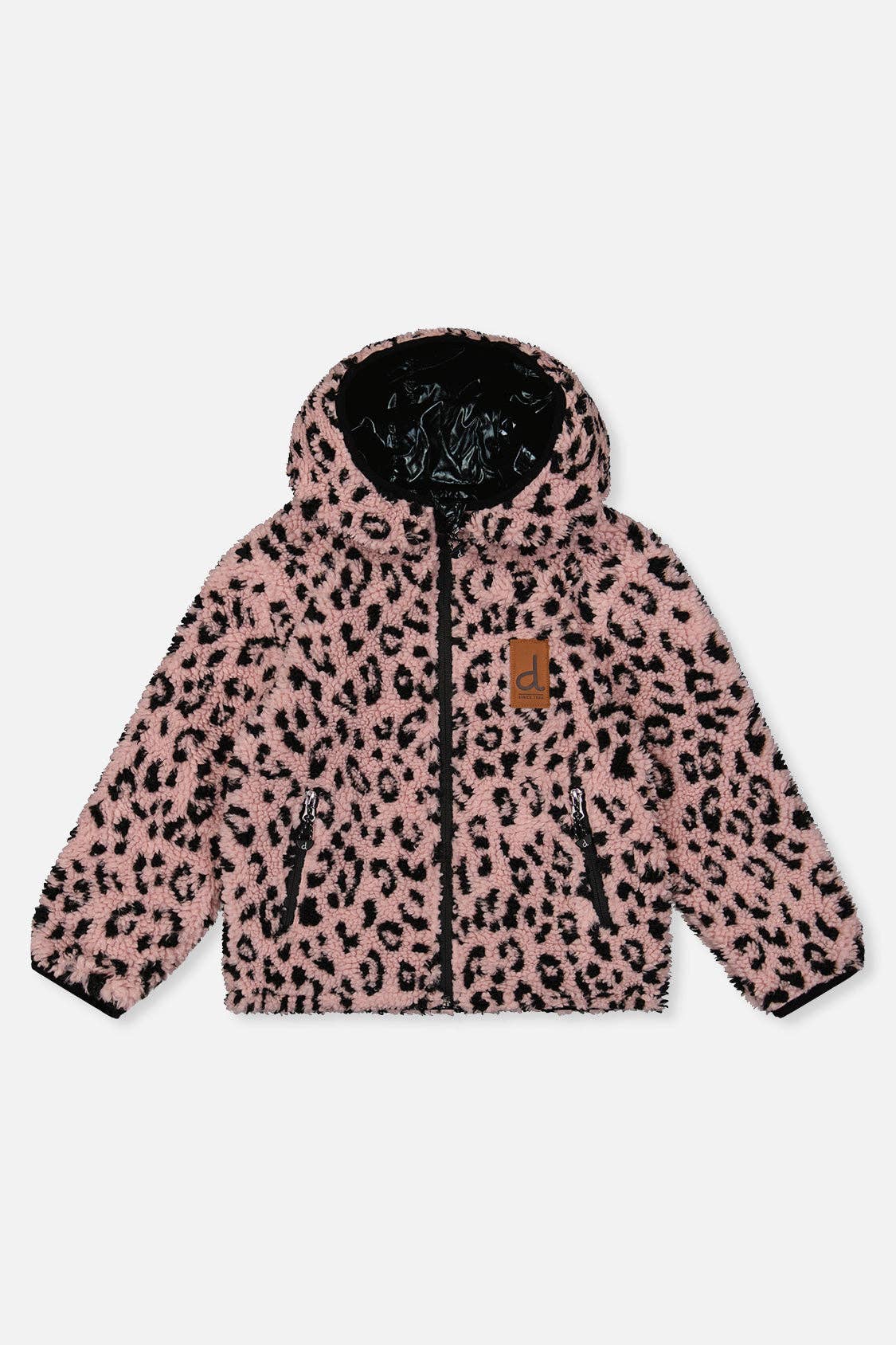 [Pre-order] Reversible Mid-Season Jacket Pink And Black
