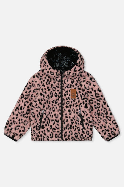[Pre-order] Reversible Mid-Season Jacket Pink And Black