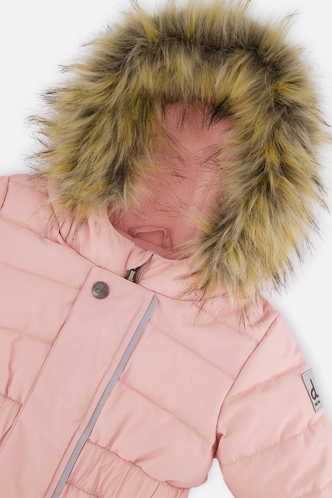 [Pre-order] Baby Original One Piece Puffy Snowsuit Pale Dusty Pink