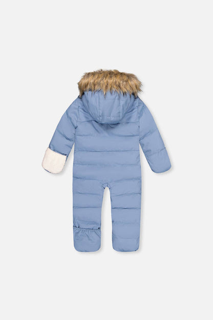[Pre-order] Baby Snug One Piece Snowsuit Adapted For Car Seats Blue Grey