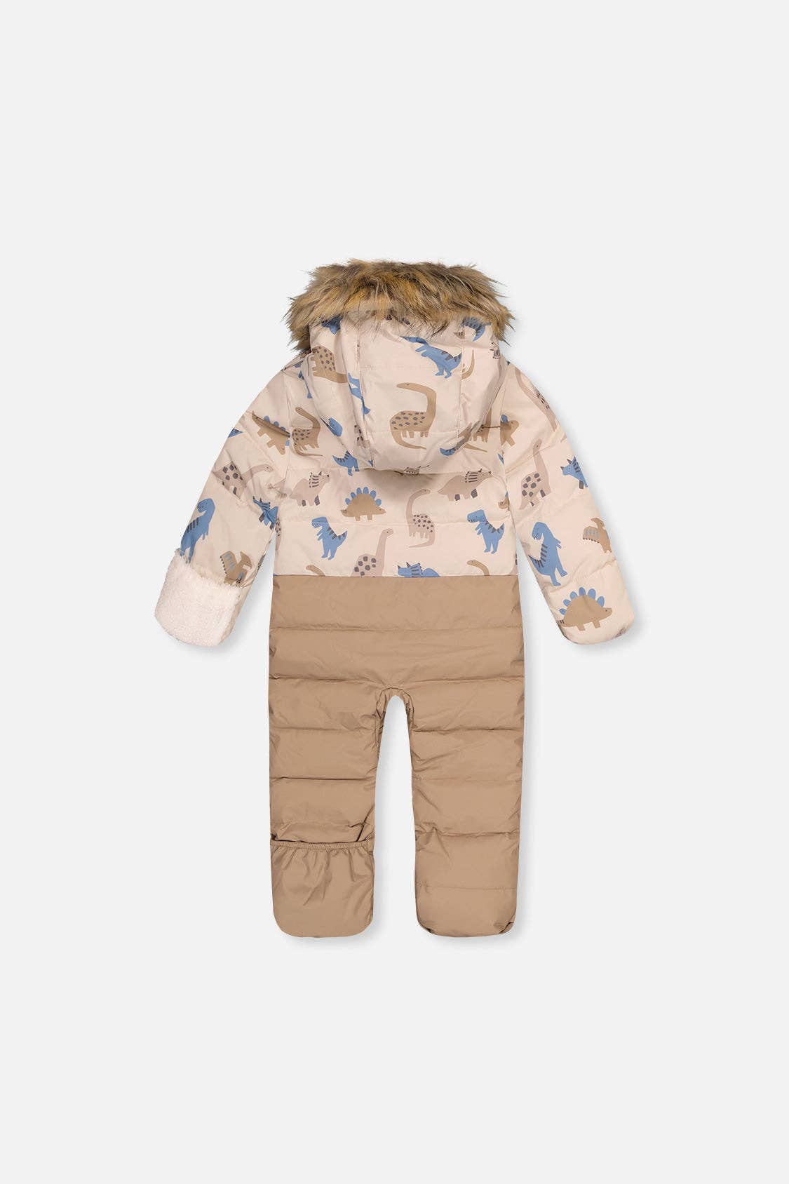 [Pre-order] Baby Snug One Piece Snowsuit Blue Dinosaur Print