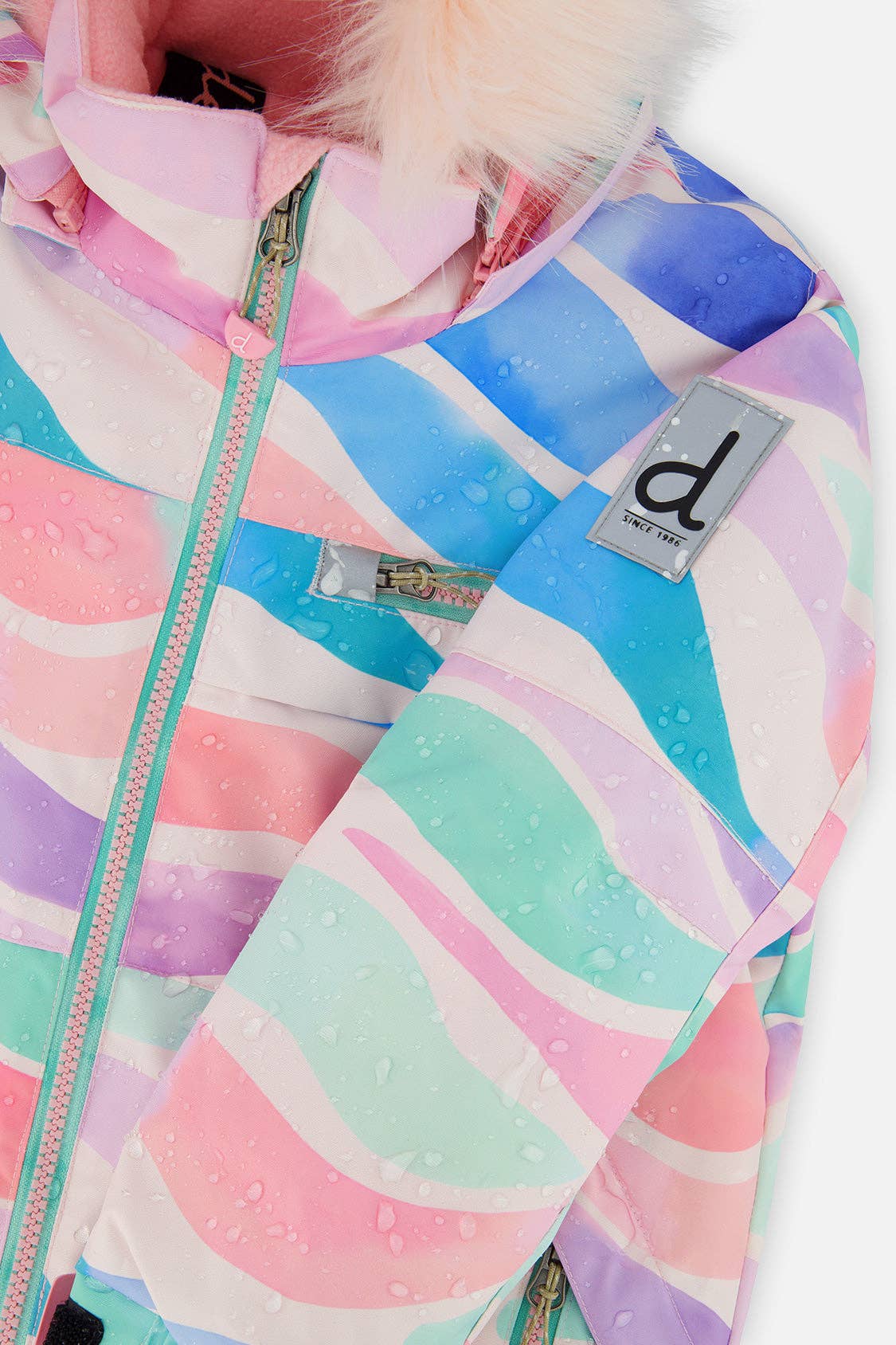 [Pre-order] Two Piece Play Snowsuit Multicolored Line Print