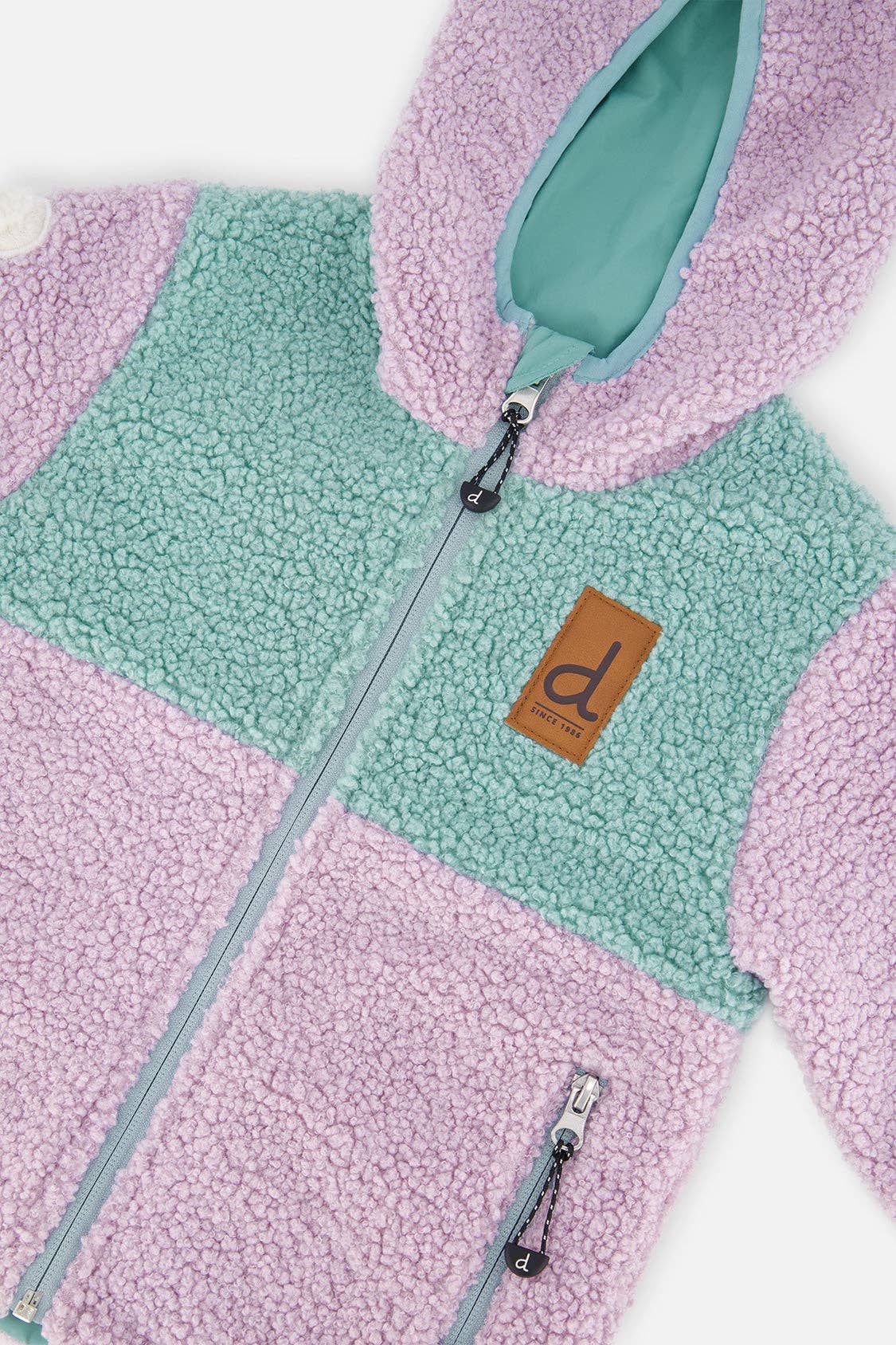 [Pre-order] Reversible Mid-Season Jacket Pale Blue-Grey And Mauve