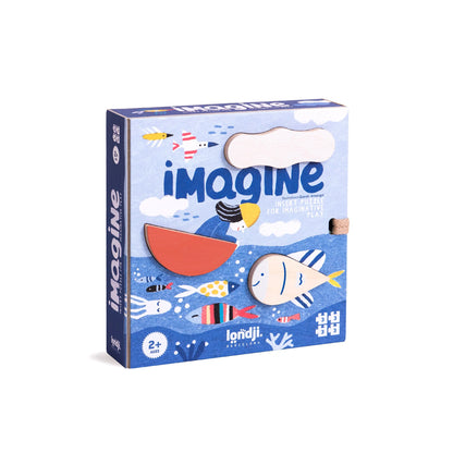 Londji Imagine - Wooden Insert Puzzle for Imaginative Play | Ages 2+
