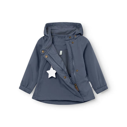 MINI A TURE MATWAI Softshell Jacket GRS - Navy | Ages 2-3