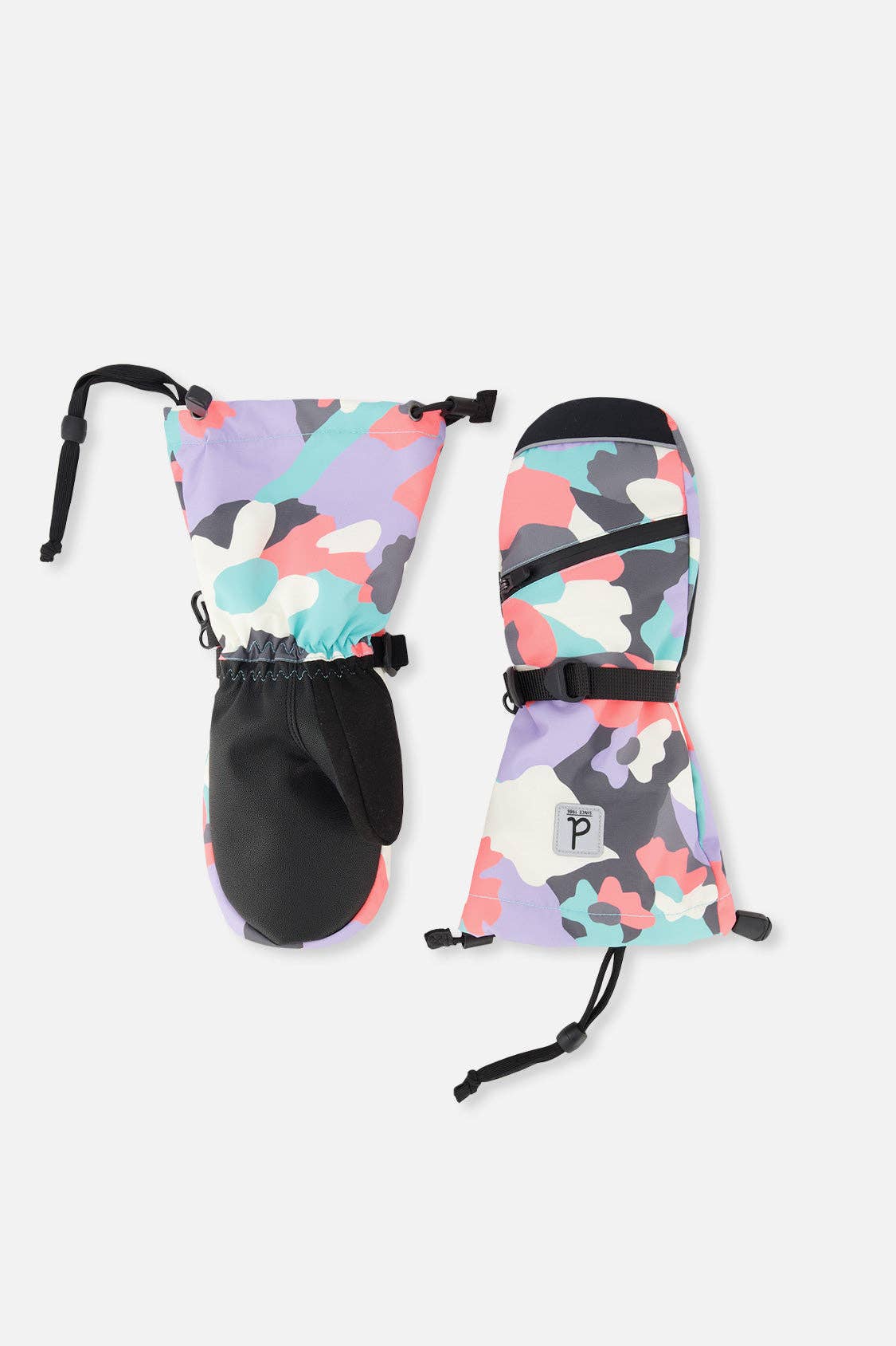 [Pre-order] Teknik Winter Mittens Coral Camouflage