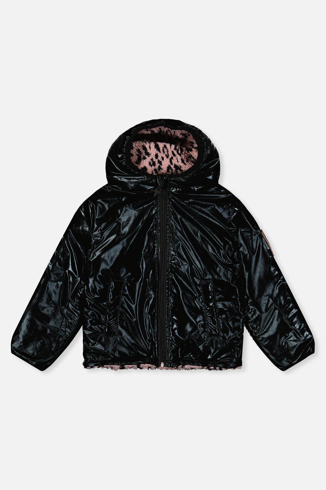 [Pre-order] Reversible Mid-Season Jacket Pink And Black