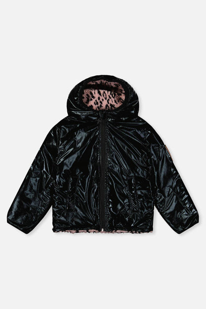 [Pre-order] Reversible Mid-Season Jacket Pink And Black