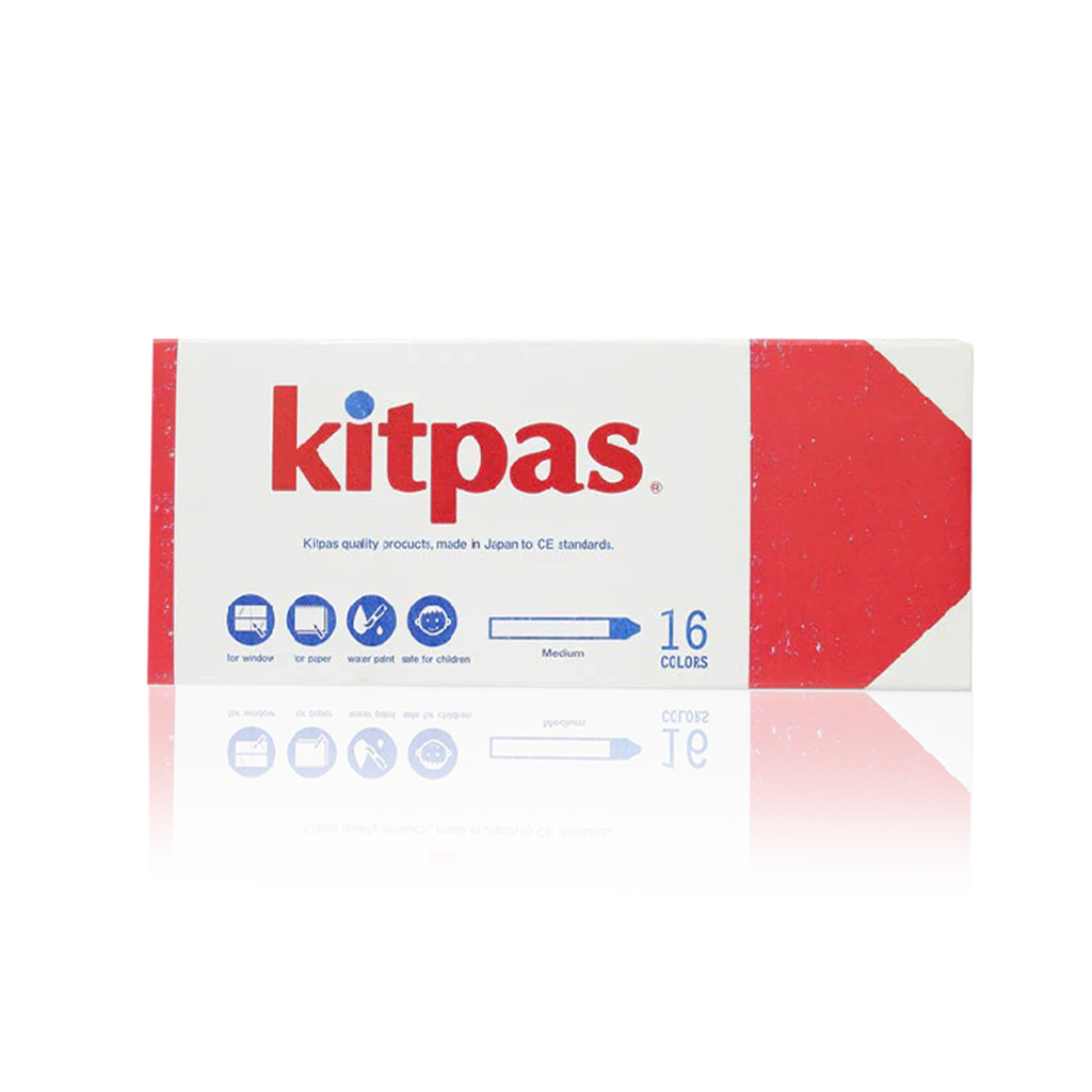 Kitpas Rice Bran Wax Crayons | 16 Colors