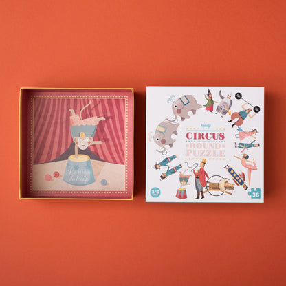 Londji Circus Round Puzzle - 36 Pieces | Ages 3-6